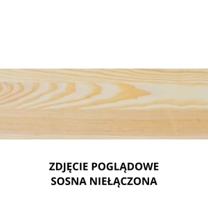 Stopień Drewniany Zabiegowy  - Sosna na Wymiar do Schodów